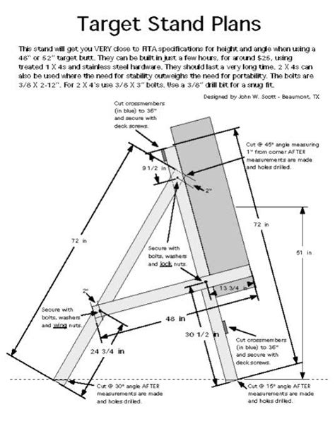 Target stand plans | Archery target, Archery target stand, Diy archery ...