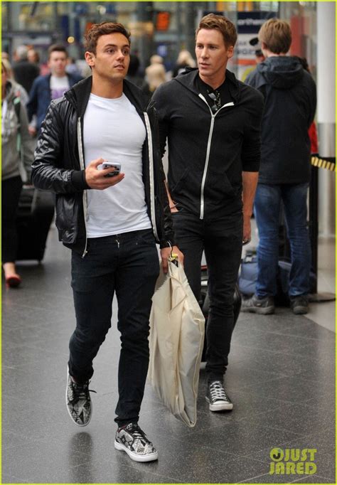 Photo: tom daley dustin lance black step out after engagement 19 ...