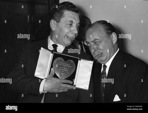 Alfie Bass (1921-1987) receiving the Variety Club of Great Britain ITV ...