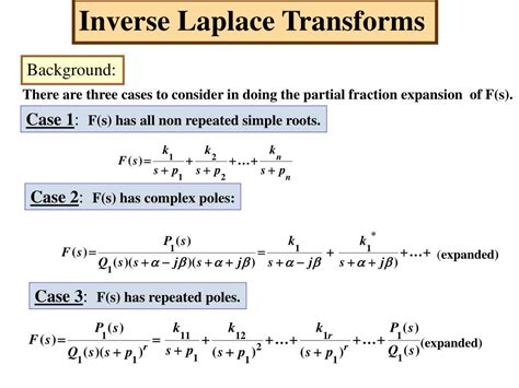 PPT - The Inverse Laplace Transform PowerPoint Presentation, free ...