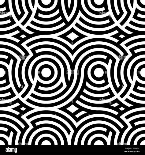 Two-color spiral patterns. Seamless pattern. Vector background. Modern ...