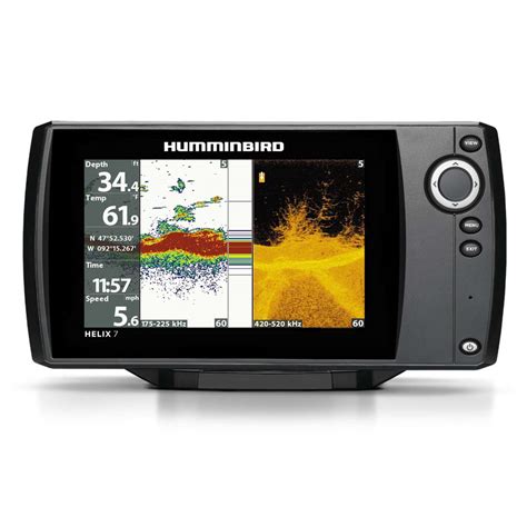 Humminbird Helix 7X Chirp DI G2 With Transducer And Chart Black, Waveinn