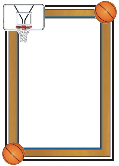 Basketball Borders - ClipArt Best