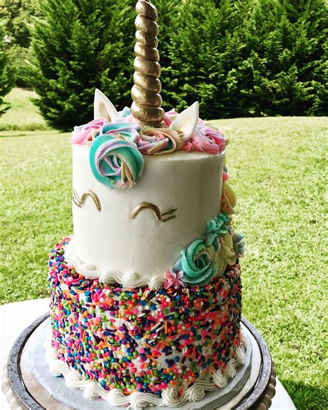 Unicorn Cake Sprinkles Inside - 30 Unique Design Ideas To Create Your Day