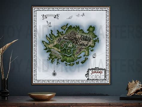 LARGE FINEST JUMANJI Film Replica Map Prop Welcome to the | Etsy