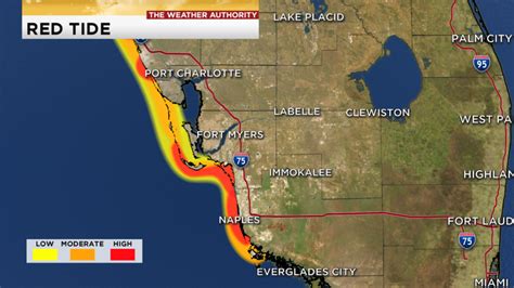 Southwest Florida red tide map for Aug. 31