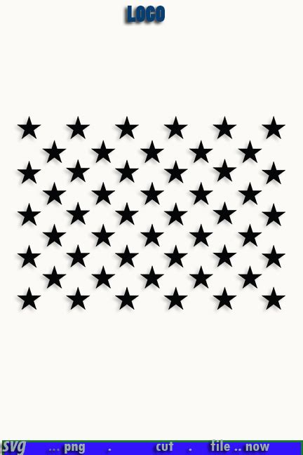 Calligraphy AMERICAN flag stars svg 50 STARS SVG Union 50 stars svg 50 ...