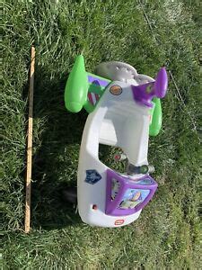 Little Tikes Toy Story Buzz Lightyear Ride On Spaceship RARE Rocket ...