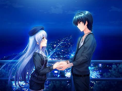 Anime Couple Holding Hands Wallpaper : Holding Romantic Shame ...