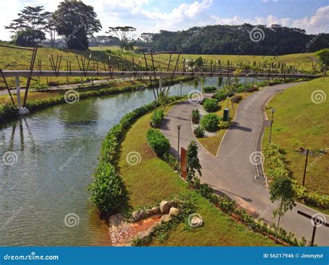 Punggol Waterway Park In Northeast Singapore Stock Photo ...