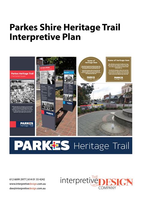 Heritage Trail Interpretive Plan for Parkes Shire Council