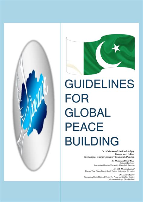 (PDF) GUIDELINES FOR GLOBAL PEACE BUILDING