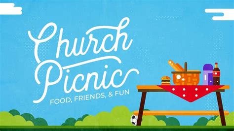 Church Picnic Drawing CMG Template | Church Motion Graphics Picnic Food ...