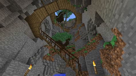 The entrance to my cave base : feedthebeast | Minecraft designs, Cute ...