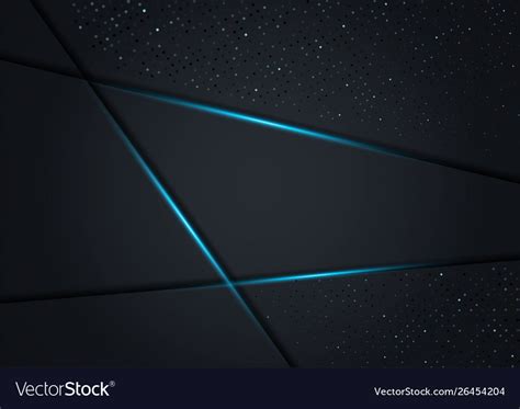 Abstract blue paper art Royalty Free Vector Image