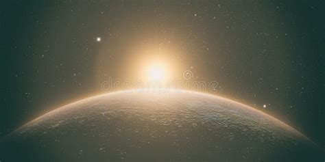 Mercury with sunrise stock image. Image of night, milky - 79907641