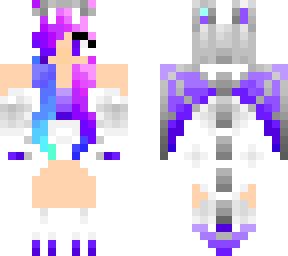 galaxy dragon girl | Minecraft Skin