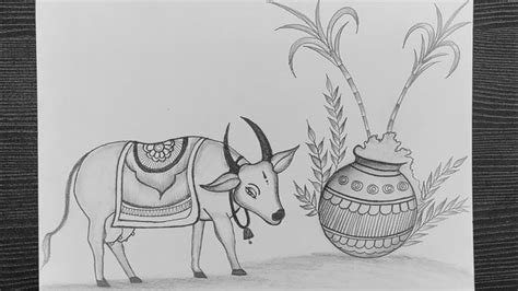 Pin on pongal drawing