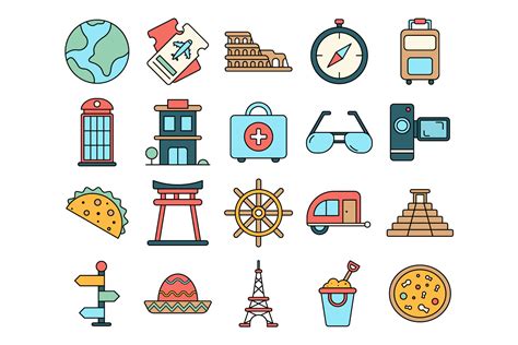 Travel Vector Free Icon Set - GraphicSurf.com