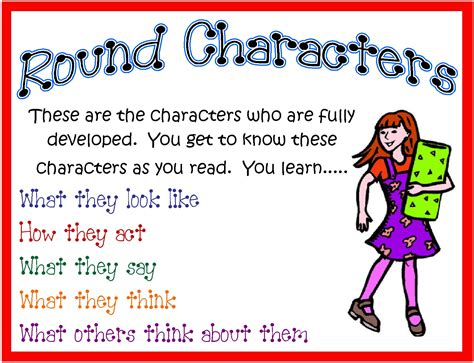 Round and Flat Characters | lbpteach