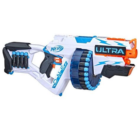 Ultra One Motorized Blaster 25 Ultra Darts From Nerf White And Orange ...