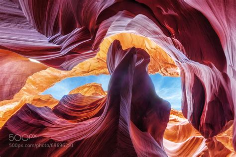 "This picture was taken at Lower Antelope Canyon, Arizona," writes ...