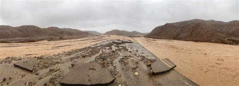 Roads remain closed after record-breaking rains flood Death Valley ...