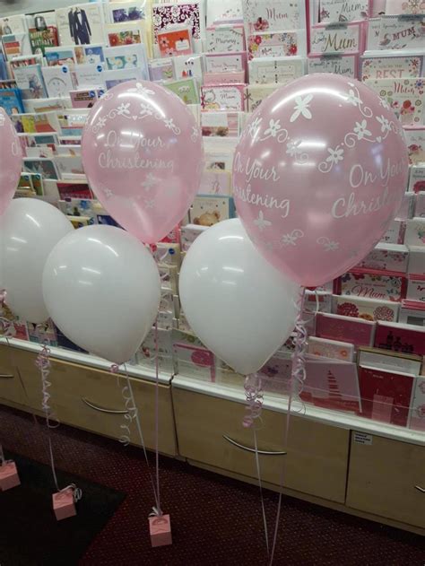 Pink Christening Party Balloons Latex Religious Balloons - Etsy UK