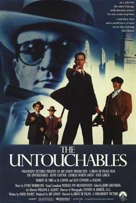 The Untouchables (1987) - Poster US - 500*745px