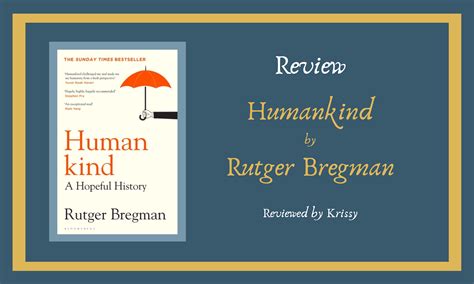 Review: Humankind by Rutger Bregman - Medina Book Shop