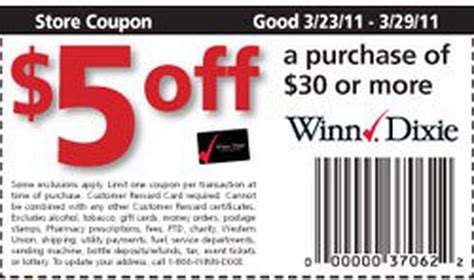 Winn Dixie Printable Coupons