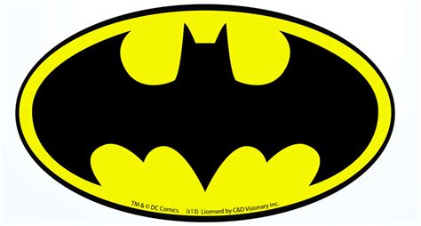 Licenses Products DC Comics Batman Logo Sticker | 0698887073738 - Buy ...