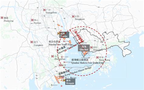 Guangdong Hong Kong Macao Greater Bay Area Map