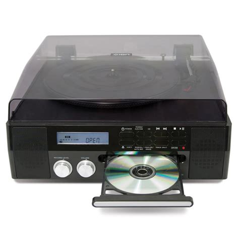 ION CD Direct Digital Turntable with Built-In CD Recorder + Speakers at ...