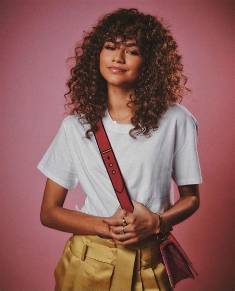 euphoria cast | Zendaya, Zendaya style, Curly hair styles