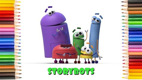 How to draw characters of "Ask the StoryBots" | How to draw video - YouTube