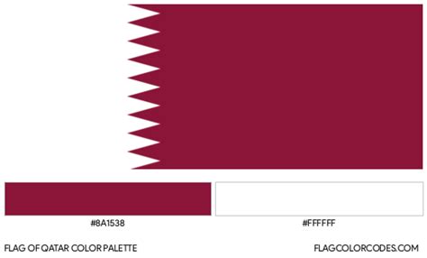 Qatar flag color codes