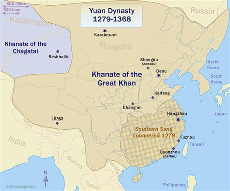 Yuan (Mongol) Dynasty 1279 - 1368