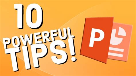 10 Powerful PowerPoint Tips - YouTube