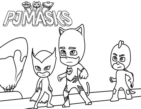 PJ Masks Coloring Pages - Free Printable Coloring Pages for Kids