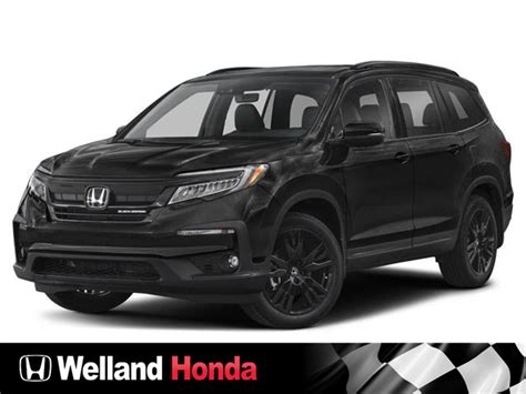 2022 Honda Pilot Black Edition at $60501 for sale in Welland - Welland ...