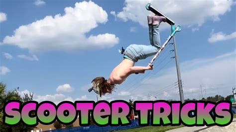 Scooter tricks!! - YouTube