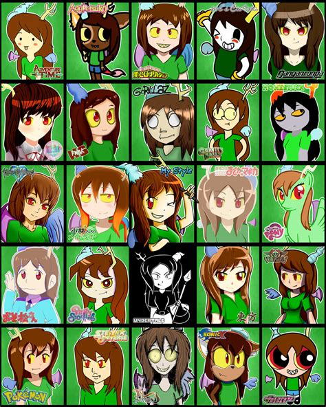 25 Art Styles Challenge by DiscordChan on DeviantArt