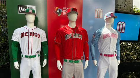 Presentan uniformes oficiales de la Selección Mexicana de Béisbol ...