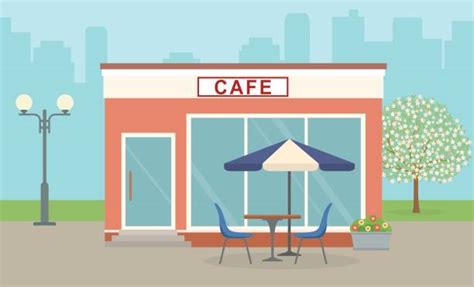 1,400+ Sidewalk Cafe Stock Illustrations, Royalty-Free Vector Graphics ...