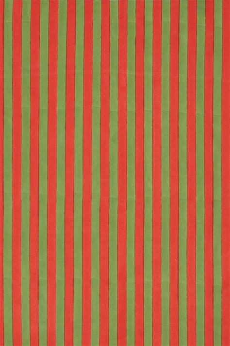 fabric stripes red green | Lisa Corti