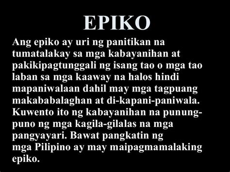 Limang Katangian Ng Epiko Biag Ni Lam Ang