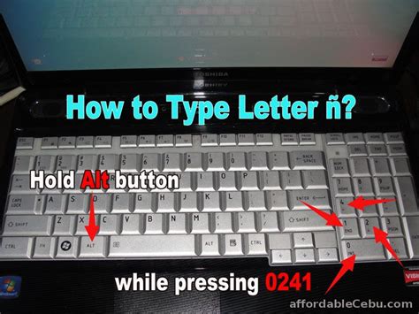 How to Type Letter Enye (ñ) in Laptop Keyboard? - Computers, Tricks ...