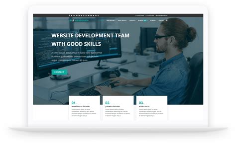 LT Web Design - Responsive Web Design Joomla template