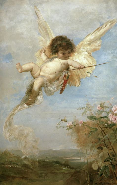 Cupid Painting by Julius Kronberg - Fine Art America